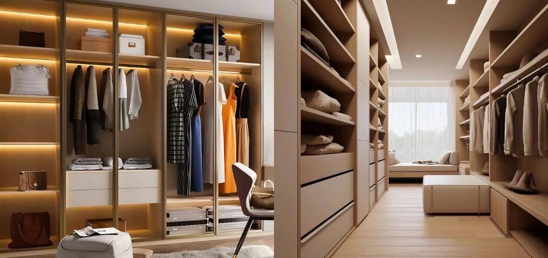 暮らしを彩る、オーダーメードの贅沢な収納空間